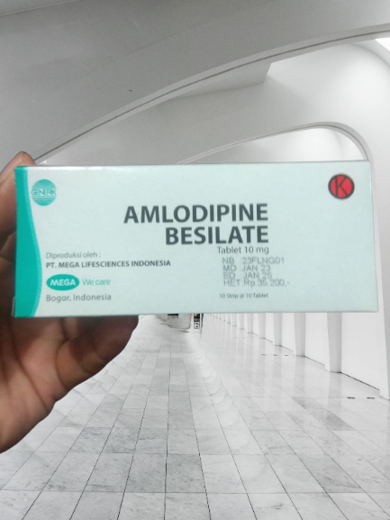 AMLODIPINE BESILATE 10MG (Mega)