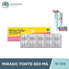 MIRASIC FORTE TAB 650MG