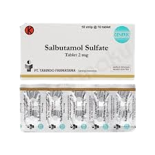 SALBUTAMOL 2 MG TAB 100’S (YARINDO)