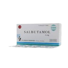 SALBUTAMOL 4 MG TAB 100’S (YARINDO)