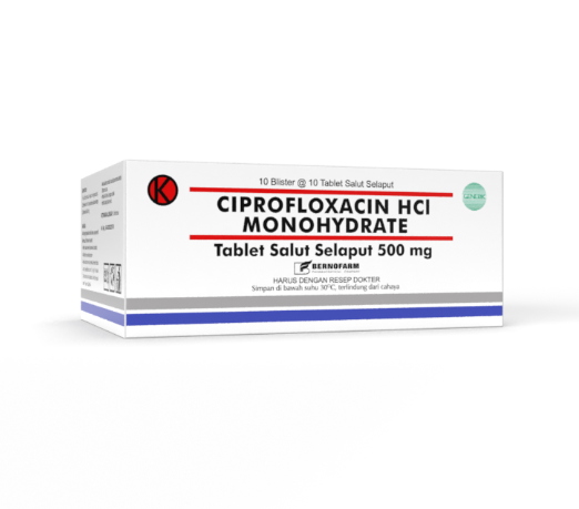 CIPROFLOXACIN 500 MG 10X10’S (BERNO)