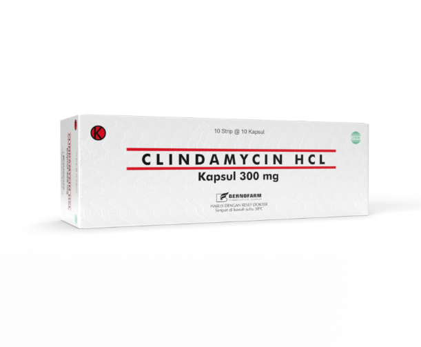 CLINDAMYCIN 300Mg BERNO 10X10’S KAPS
