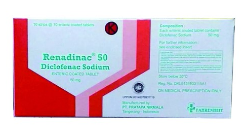 RENADINAC 50 MG 10X10’S TAB