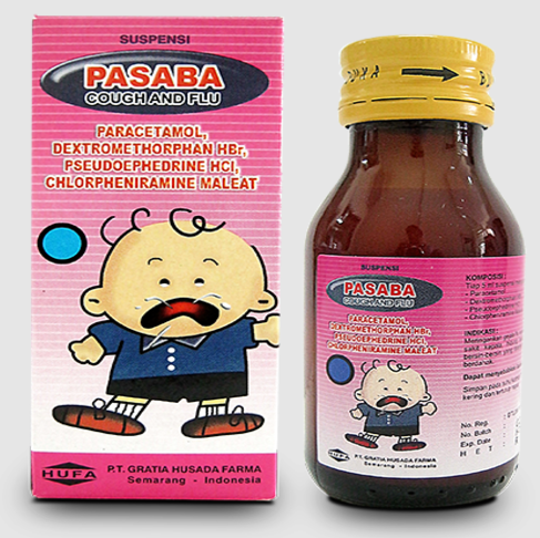 PASABA COUGH & FLU SUSP 60 ML