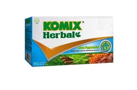 KOMIX HERBAL PEPPERMINT 15 ML @6 SACHET