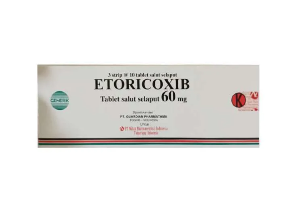ETORICOXIB 60 MG TAB 3X10’S