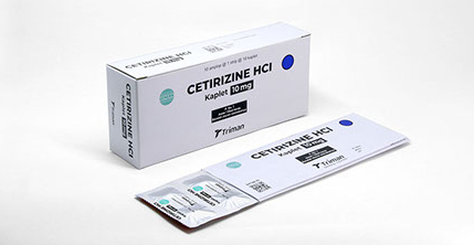 CETIRIZINE 10MG (TRIMAN) 10X10’S